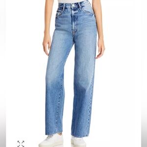 Mother Superior High Waist Tunnel Vision Sneak Jeans in Take Me Higher 26